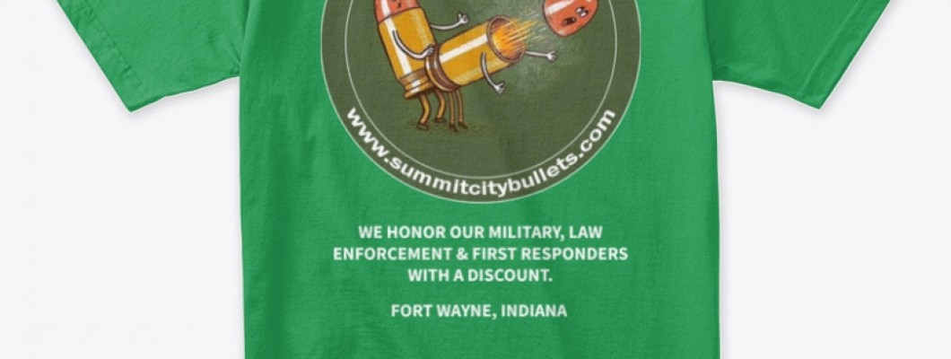 Summit City Bullets Merch Short Sleeves Comfort Tshirt - Green