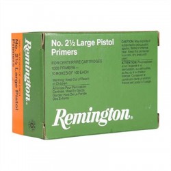 Remington Large Pistol Primers #2-1/2 box of 1000